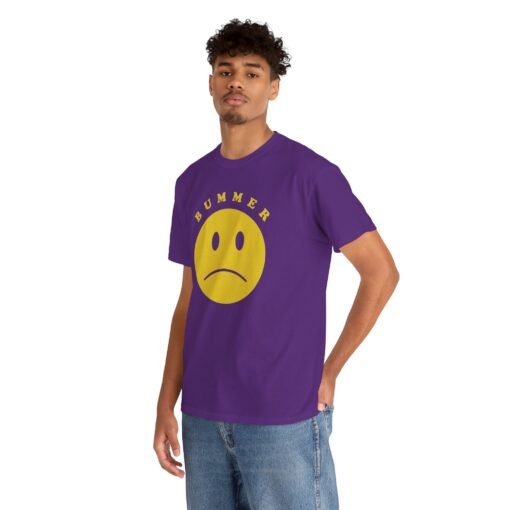 "Bummer" Unisex T-Shirt – Classic Mood, Simple Style - Image 7