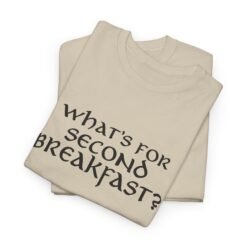 Alternative view of "What’s for Second Breakfast?" Unisex T-Shirt – Hobbit Appetite Approved