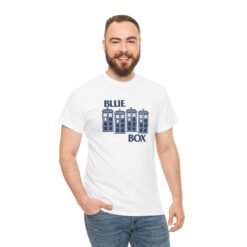 Alternative view of "Blue Box" Unisex T-Shirt – Timey-Wimey Punk Vibes