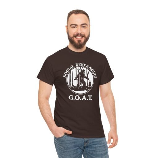 "Social Distancing G.O.A.T." Unisex T-Shirt – Bigfoot Approved - Image 7