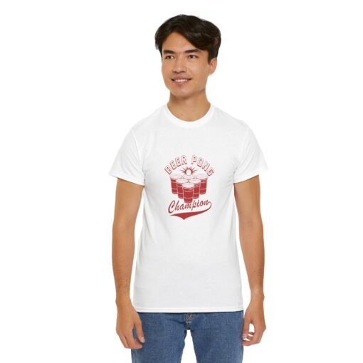"Beer Pong Champion" Unisex T-Shirt – Raise Your Cup to Victory - Image 6