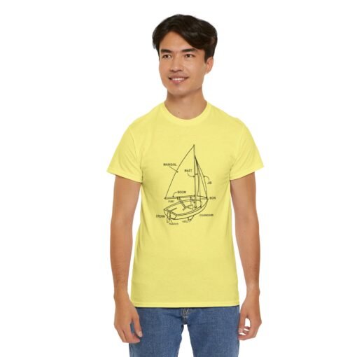 "Sailboat Anatomy" Unisex T-Shirt – Nautical Knowledge in Style - Image 12