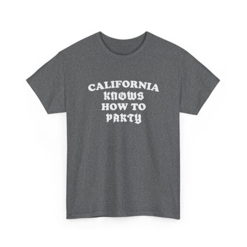 "California Knows How to Party" Unisex T-Shirt – West Coast Vibes - Image 19