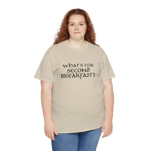 "What’s for Second Breakfast?" Unisex T-Shirt – Hobbit Appetite Approved - Image 8