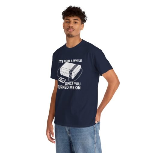 "It’s Been a While Since You Turned Me On" Unisex T-Shirt – Retro Gamer Humor - Image 8