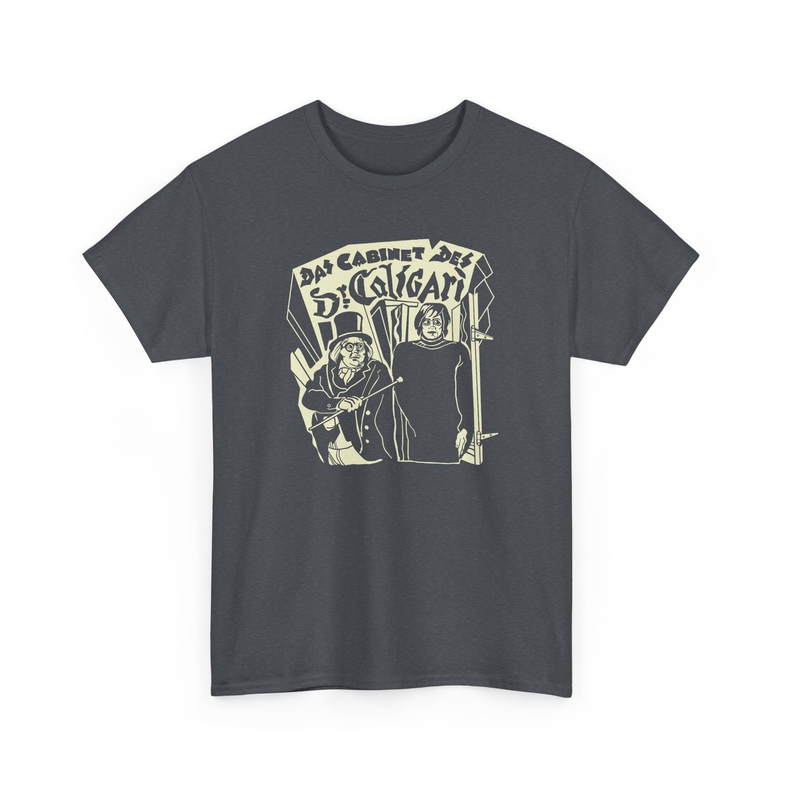 "Das Cabinet des Dr. Caligari" Unisex T-Shirt – Silent Film Horror Classic - Image 23