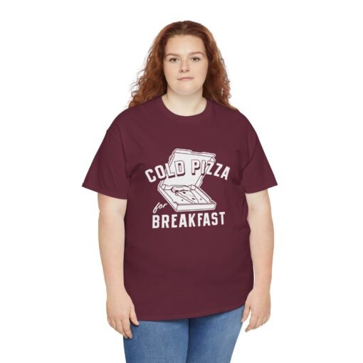 "Cold Pizza for Breakfast" Unisex T-Shirt – Breakfast of Champions - Image 9