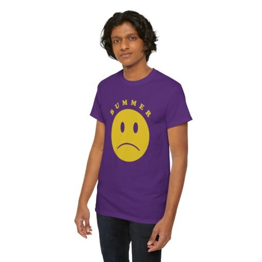 "Bummer" Unisex T-Shirt – Classic Mood, Simple Style - Image 10