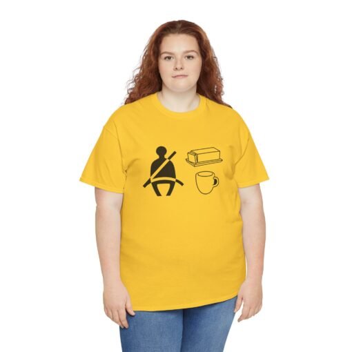 "Buckle Up Buttercup" Unisex T-Shirt – Stick Figure Humor - Image 9