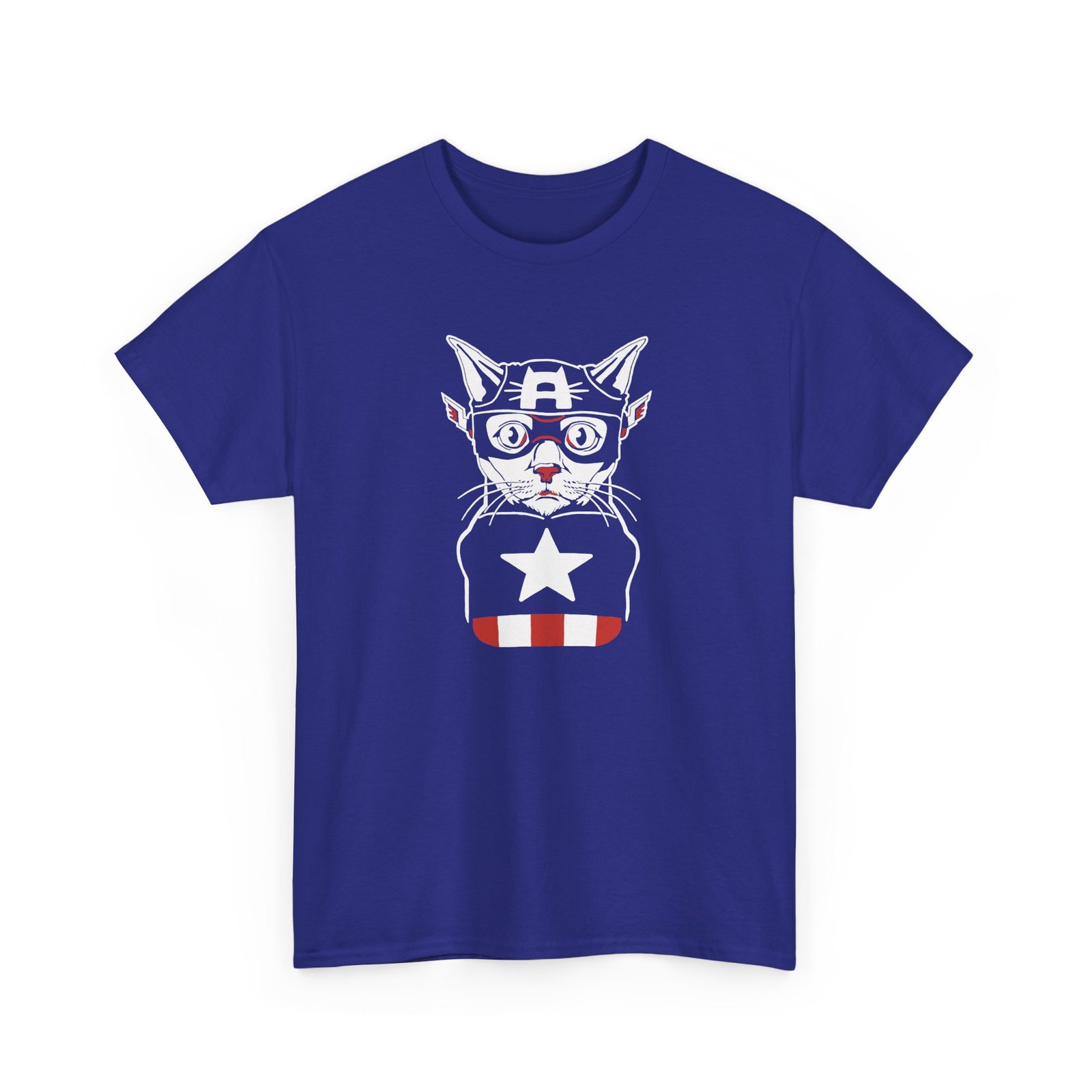 "Captain Catmerica" Unisex T-Shirt – Furry Hero Vibes - Image 22