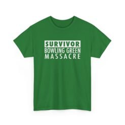 "Survivor – Bowling Green Massacre" Unisex T-Shirt – Dark Humor Throwback