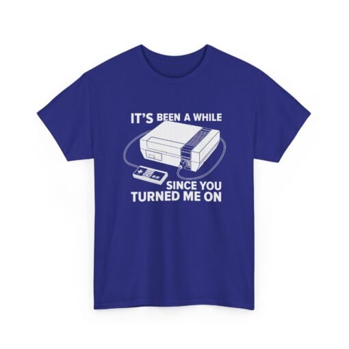 "It’s Been a While Since You Turned Me On" Unisex T-Shirt – Retro Gamer Humor - Image 25