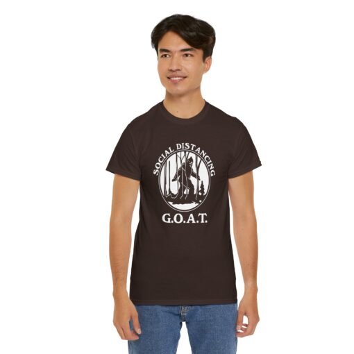 "Social Distancing G.O.A.T." Unisex T-Shirt – Bigfoot Approved - Image 12