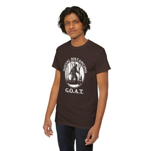 "Social Distancing G.O.A.T." Unisex T-Shirt – Bigfoot Approved - Image 11