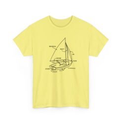 "Sailboat Anatomy" Unisex T-Shirt – Nautical Knowledge in Style