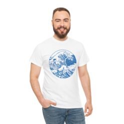 Alternative view of "The Great Wave" Unisex T-Shirt – Timeless Art, Modern Style