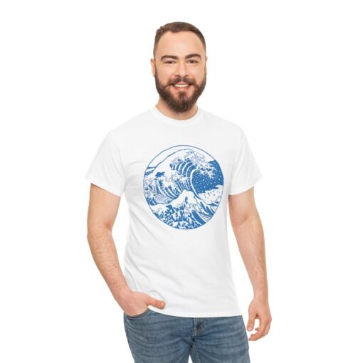 "The Great Wave" Unisex T-Shirt – Timeless Art, Modern Style - Image 2