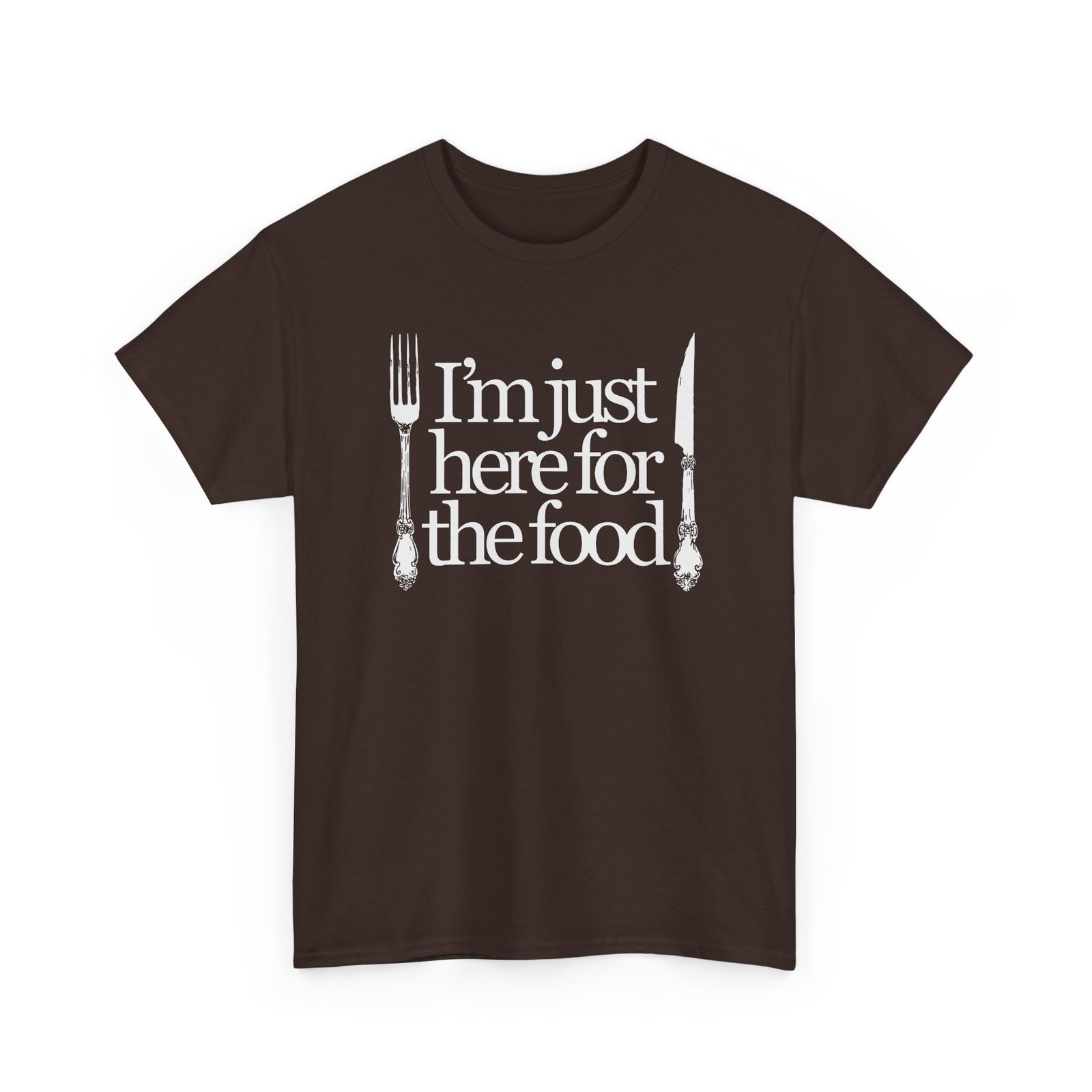 "I’m Just Here for the Food" Unisex T-Shirt – Priorities, Served Fresh - Image 21