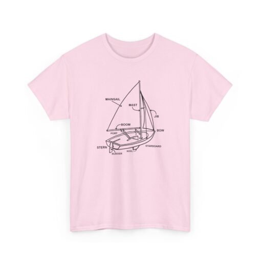 "Sailboat Anatomy" Unisex T-Shirt – Nautical Knowledge in Style - Image 25