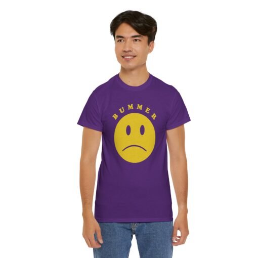 "Bummer" Unisex T-Shirt – Classic Mood, Simple Style - Image 12
