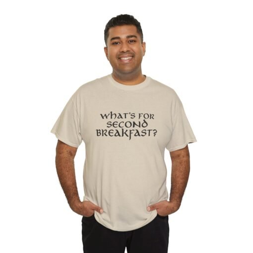 "What’s for Second Breakfast?" Unisex T-Shirt – Hobbit Appetite Approved - Image 9