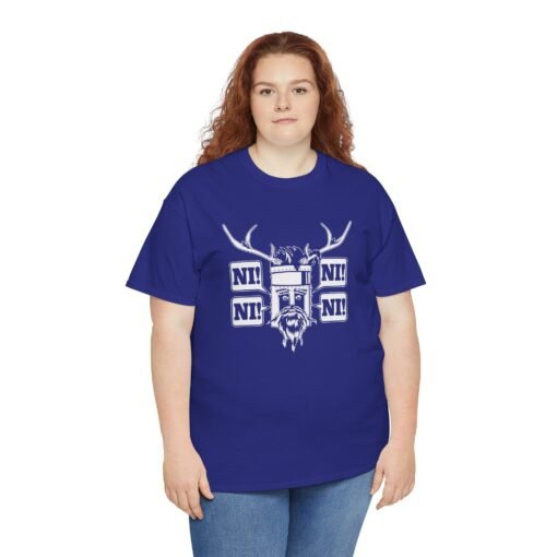 "Knights Who Say Ni!" Unisex T-Shirt – Monty Python Classic - Image 9