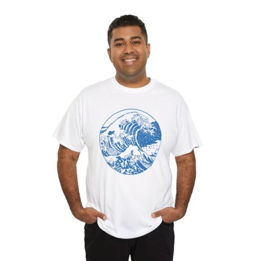 "The Great Wave" Unisex T-Shirt – Timeless Art, Modern Style - Image 3