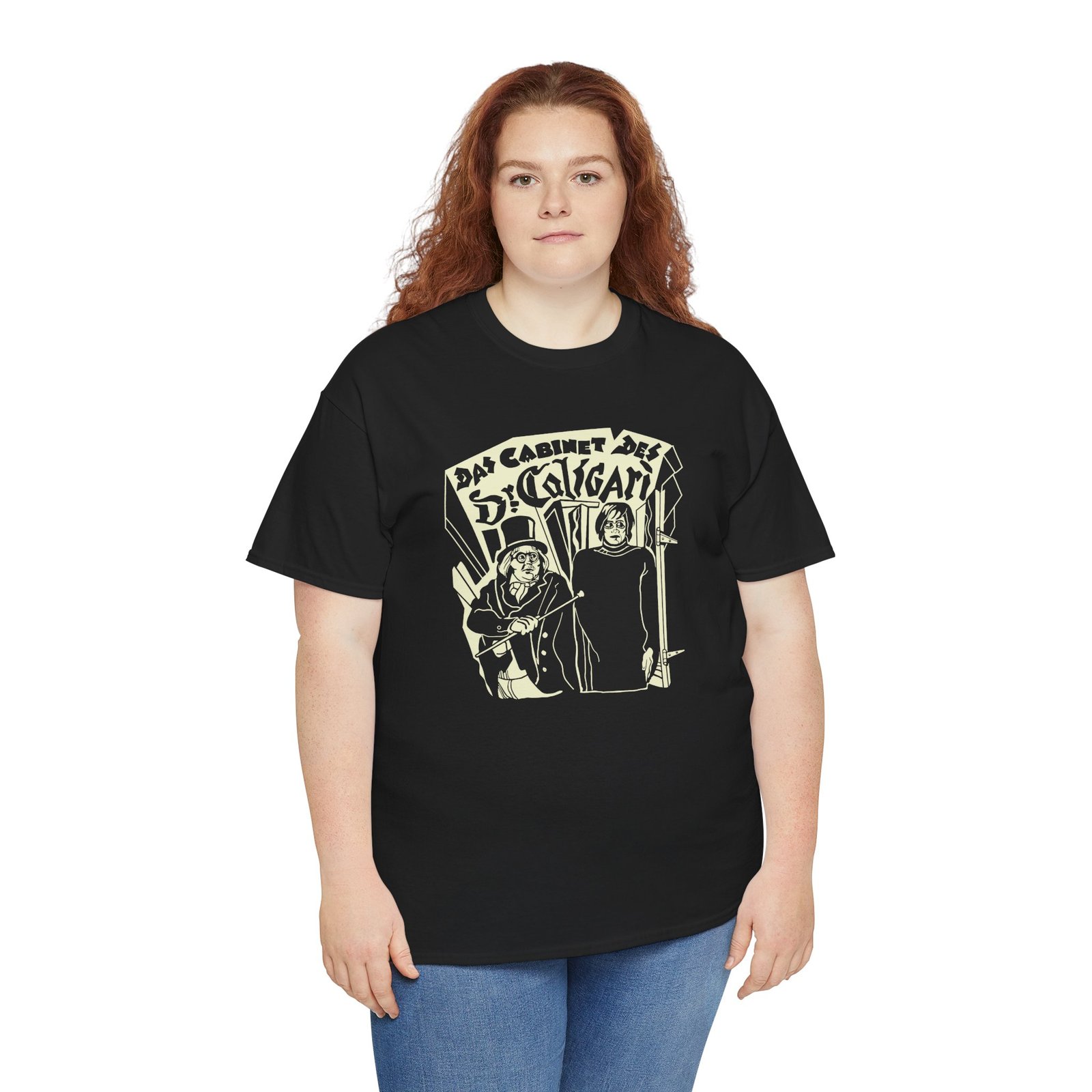 "Das Cabinet des Dr. Caligari" Unisex T-Shirt – Silent Film Horror Classic - Image 9