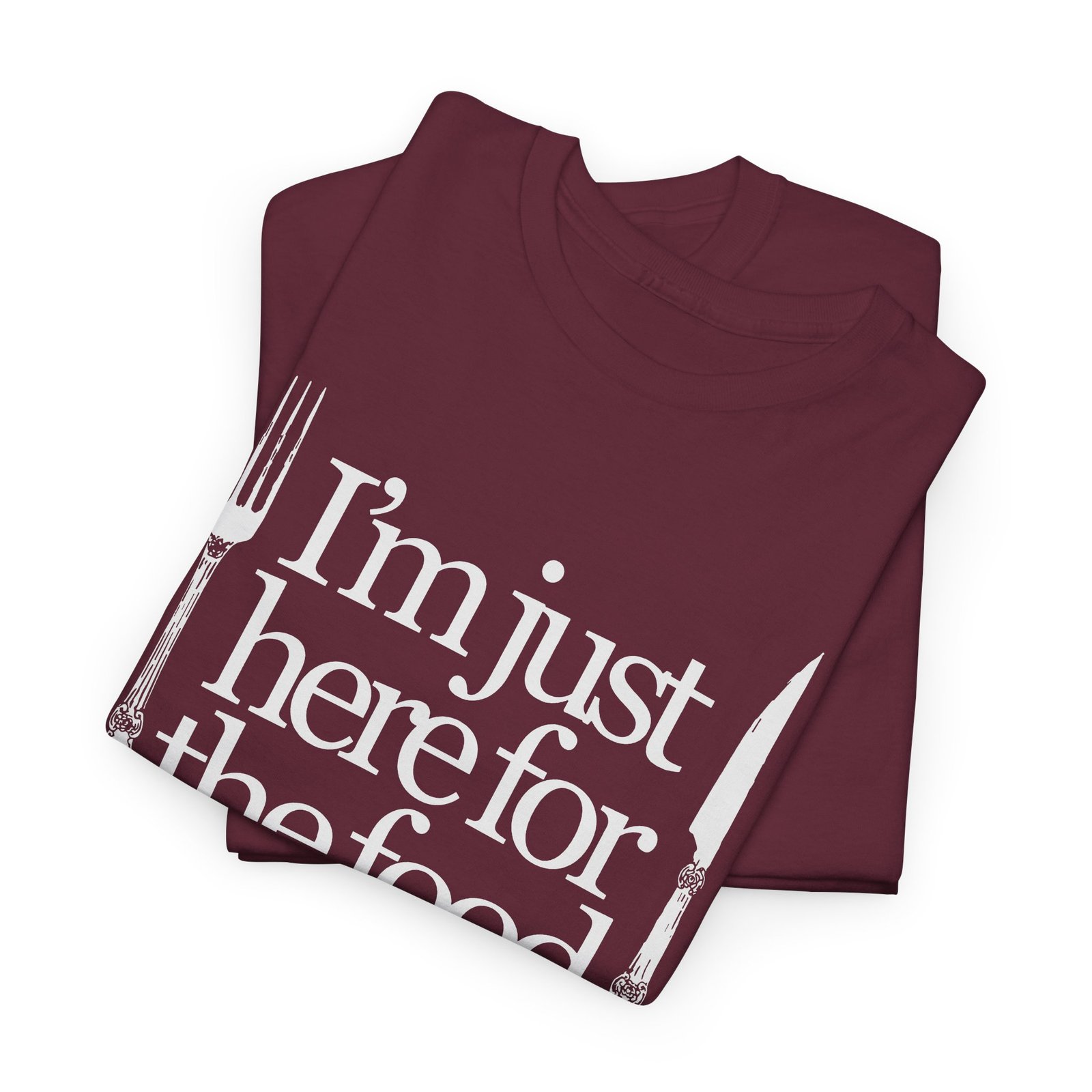 "I’m Just Here for the Food" Unisex T-Shirt – Priorities, Served Fresh - Image 3