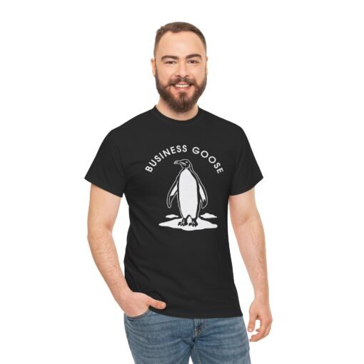 "Business Goose" Unisex T-Shirt – Professional Chaos in Style - Image 7