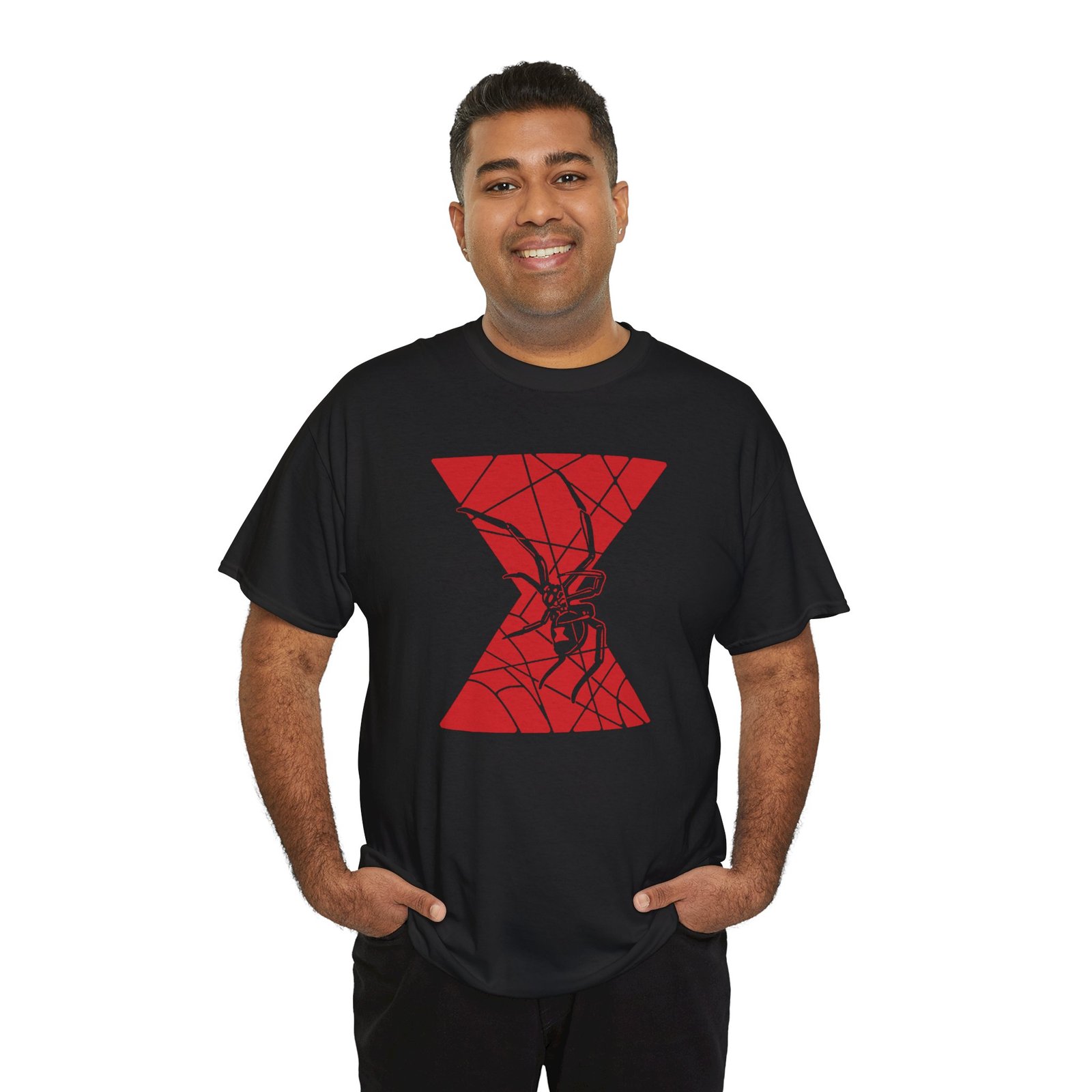 "Black Widow" Unisex T-Shirt – Deadly Icon, Comic Book Style - Image 10