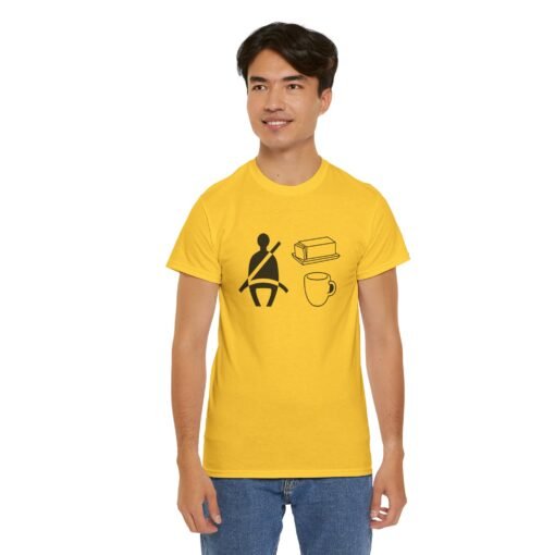 "Buckle Up Buttercup" Unisex T-Shirt – Stick Figure Humor - Image 12