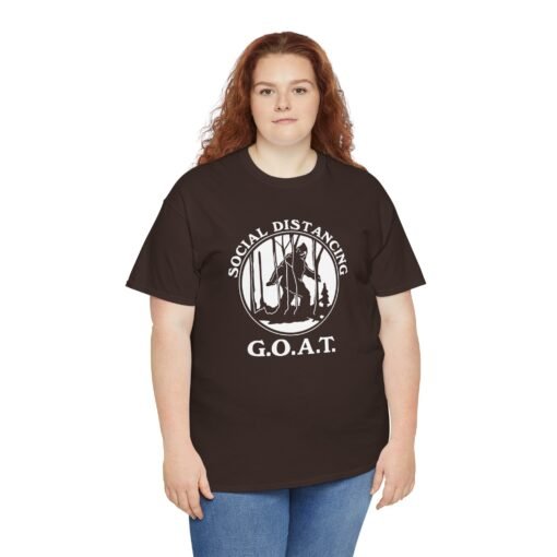 "Social Distancing G.O.A.T." Unisex T-Shirt – Bigfoot Approved - Image 9