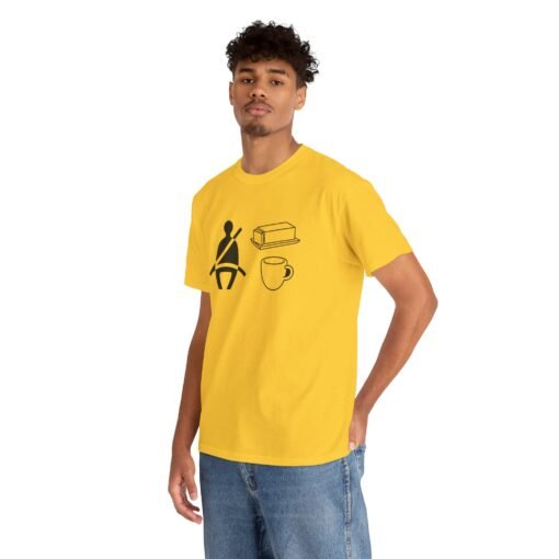 "Buckle Up Buttercup" Unisex T-Shirt – Stick Figure Humor - Image 8
