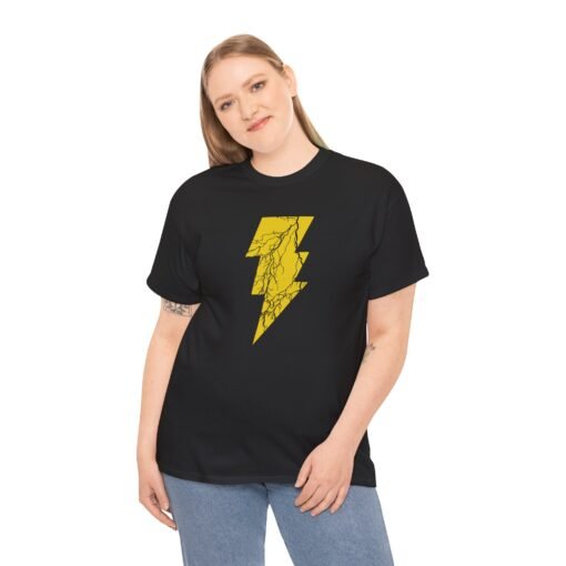 "Black Lightning" Unisex T-Shirt – Electrifying Style - Image 6