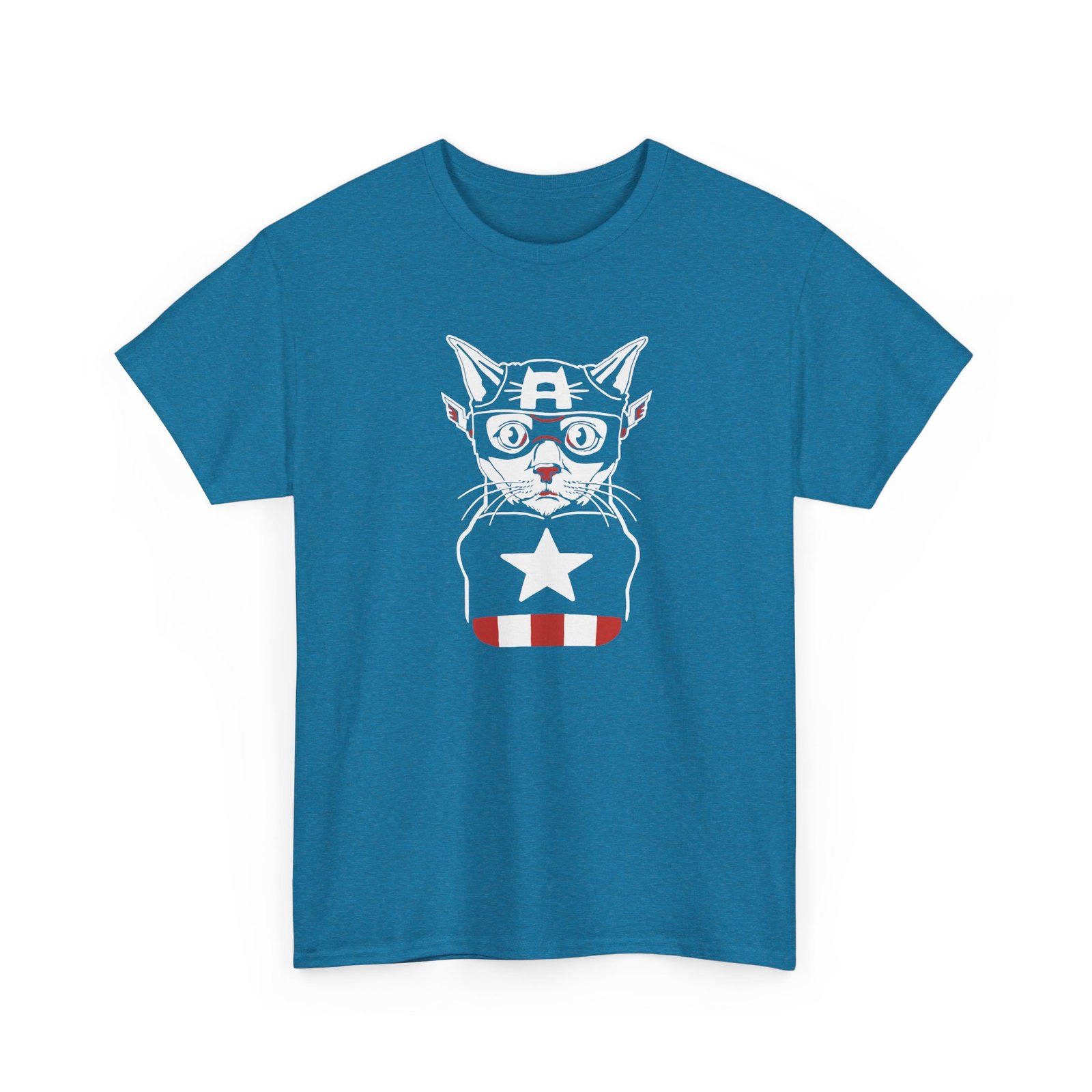 "Captain Catmerica" Unisex T-Shirt – Furry Hero Vibes - Image 19