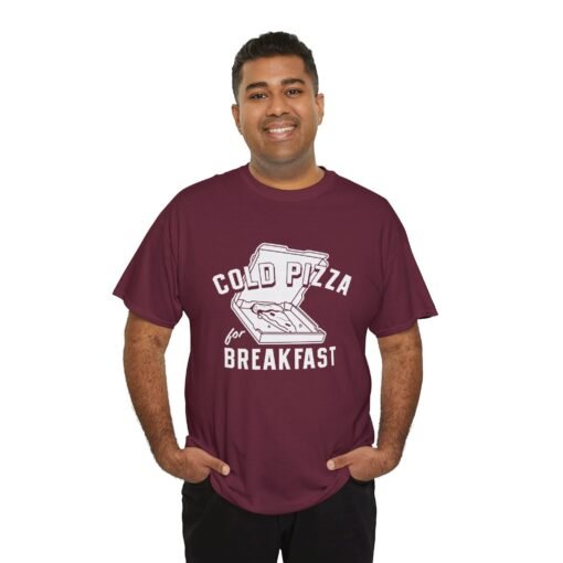 "Cold Pizza for Breakfast" Unisex T-Shirt – Breakfast of Champions - Image 10