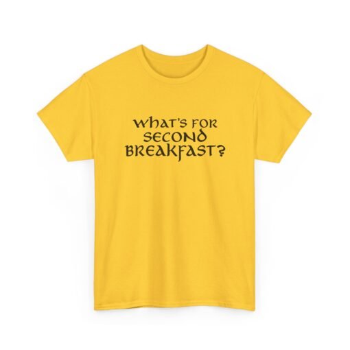 "What’s for Second Breakfast?" Unisex T-Shirt – Hobbit Appetite Approved - Image 21