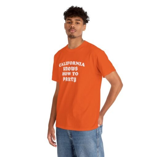 "California Knows How to Party" Unisex T-Shirt – West Coast Vibes - Image 8