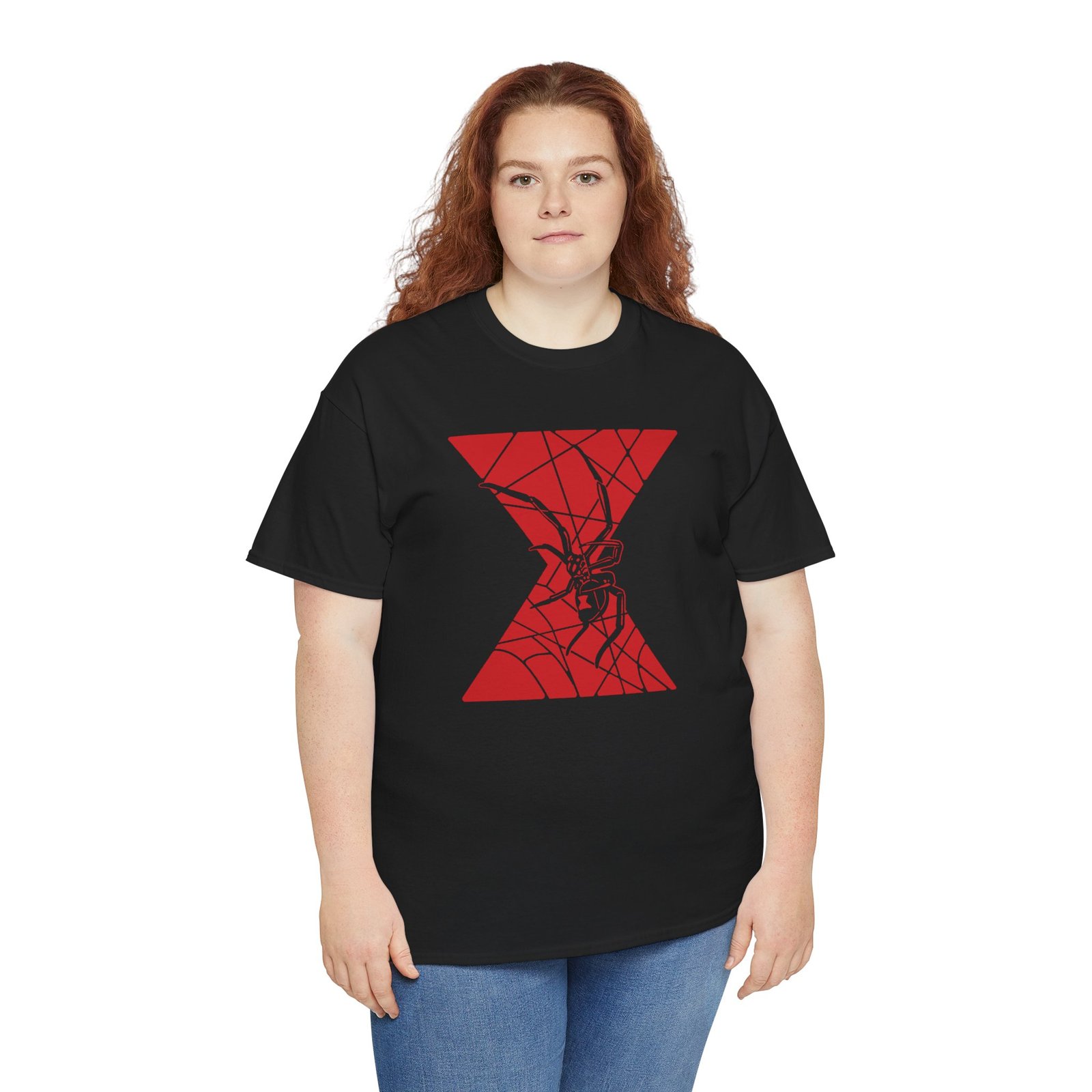 "Black Widow" Unisex T-Shirt – Deadly Icon, Comic Book Style - Image 9