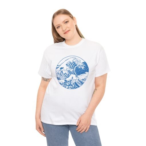 "The Great Wave" Unisex T-Shirt – Timeless Art, Modern Style - Image 13