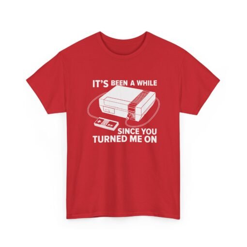 "It’s Been a While Since You Turned Me On" Unisex T-Shirt – Retro Gamer Humor - Image 27