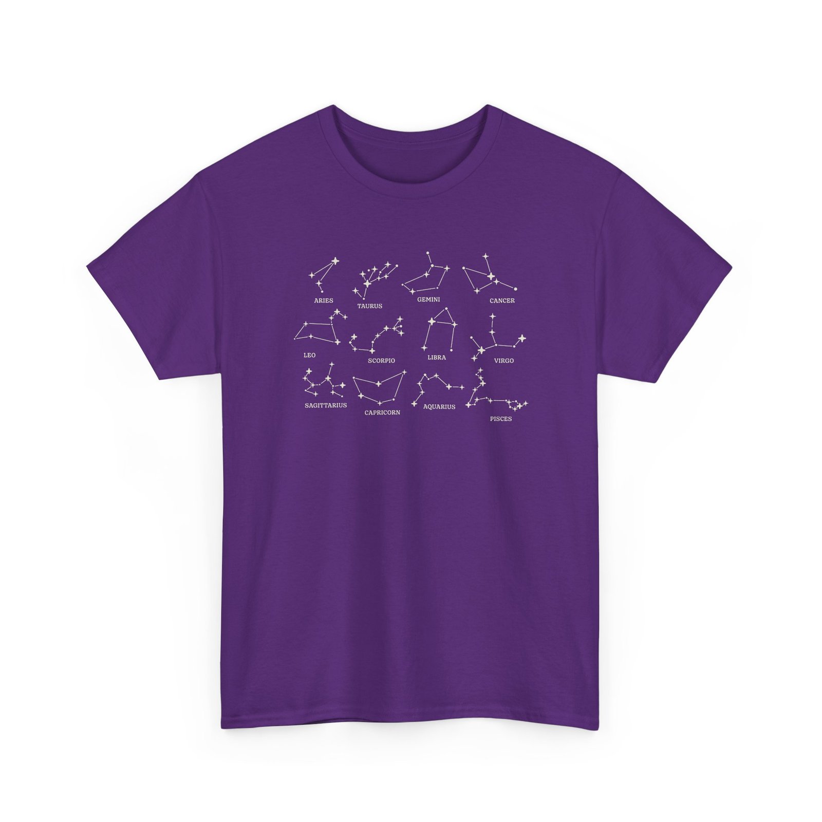 "Zodiac Constellations" Unisex T-Shirt – The Whole Sky in One Design - Image 27