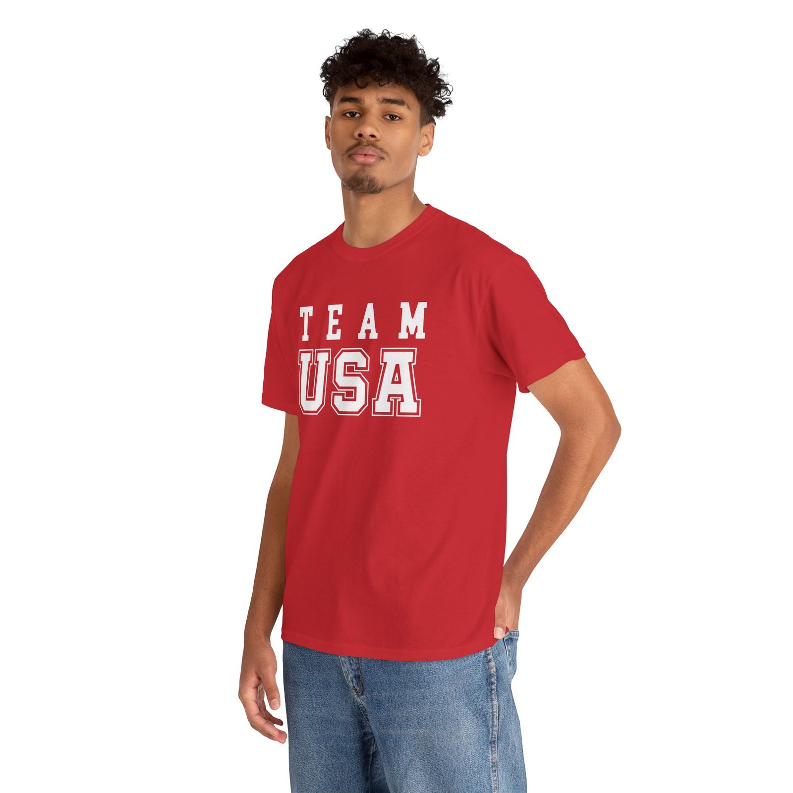 "Team USA" Unisex T-Shirt – United in Red, White & Blue - Image 8