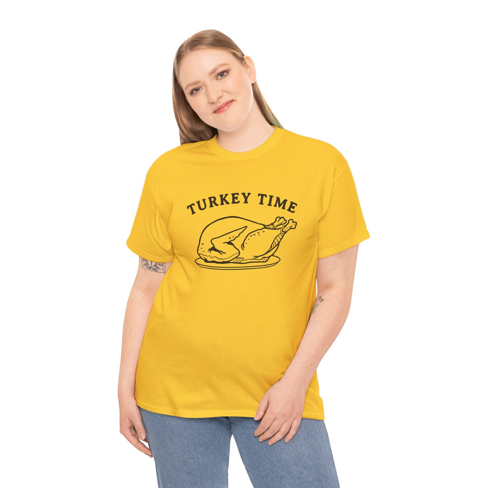 "Turkey Time" Unisex T-Shirt – Feast Mode Activated - Image 6