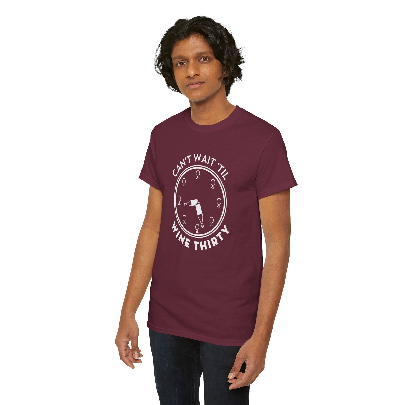 "Can’t Wait ’Til Wine-Thirty" Unisex T-Shirt – Time to Uncork - Image 11