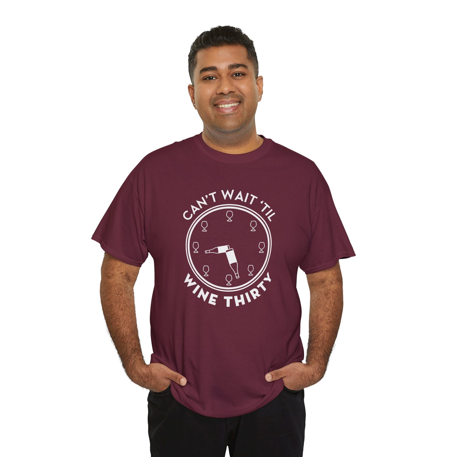"Can’t Wait ’Til Wine-Thirty" Unisex T-Shirt – Time to Uncork - Image 10