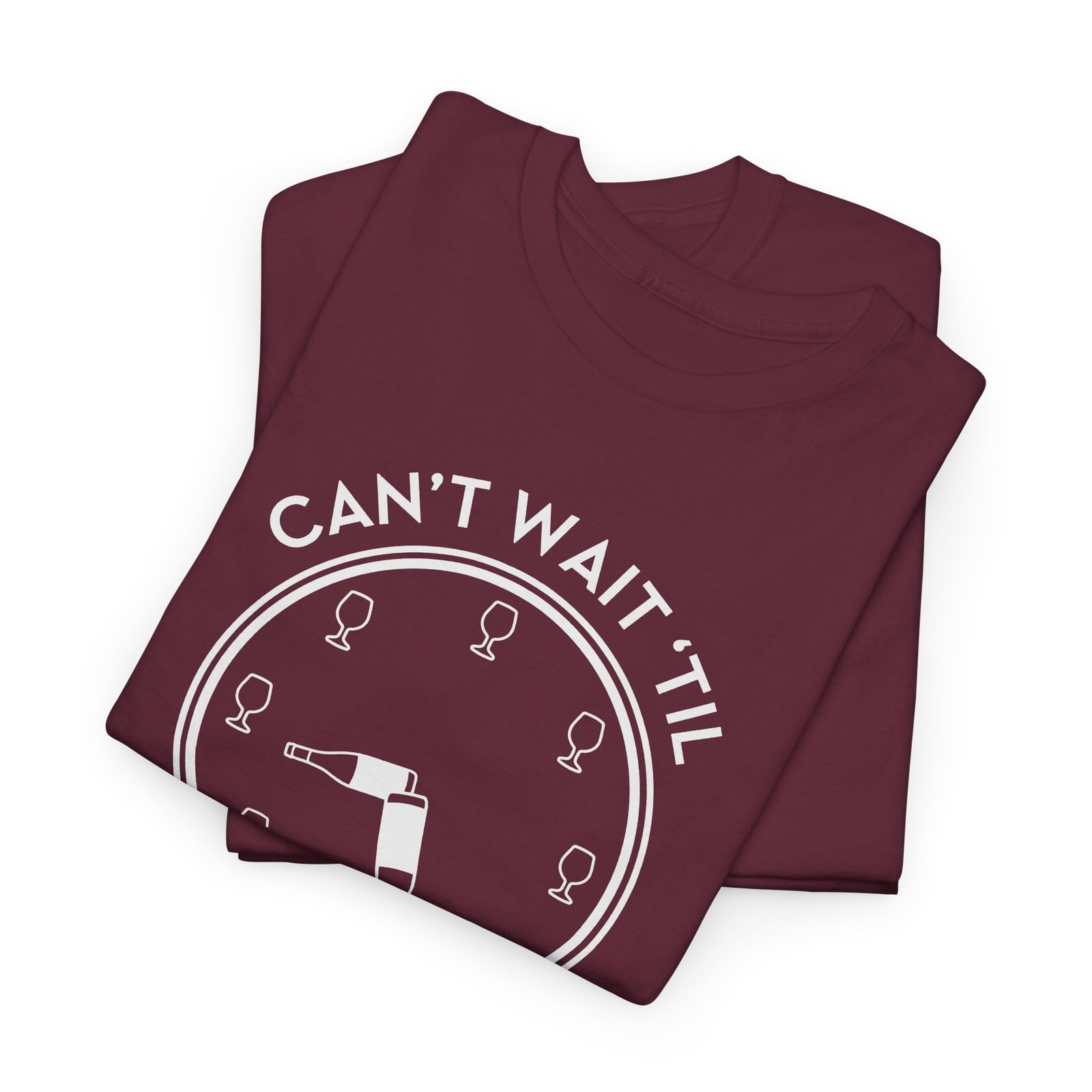 "Can’t Wait ’Til Wine-Thirty" Unisex T-Shirt – Time to Uncork - Image 3