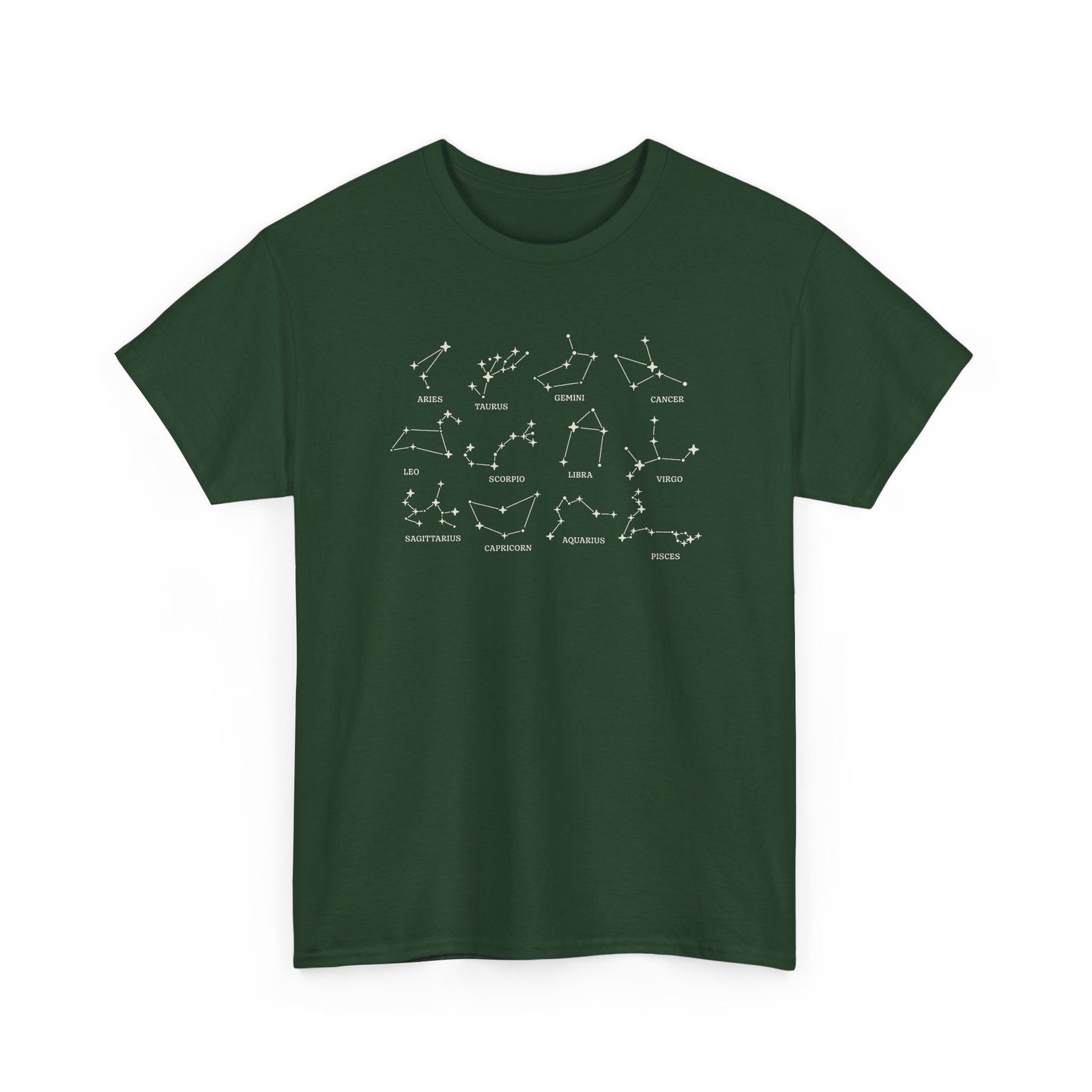"Zodiac Constellations" Unisex T-Shirt – The Whole Sky in One Design - Image 21
