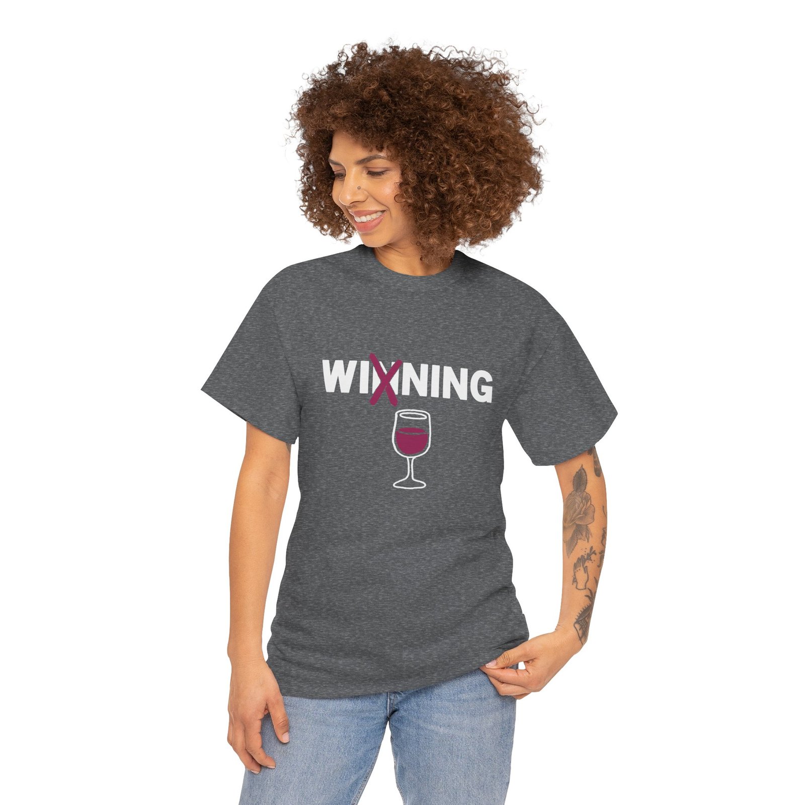 "WINING" Unisex T-Shirt – Winning, But Make It Wine - Image 5